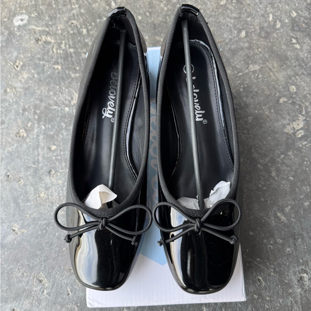 Women’s Mary Jane Flats Black Size 8
